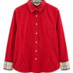 חולצת Burberry אדומה Burberry – ברברי יד שנייה בנמיז - Nemyz
