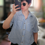 חולצה קצרה מכופתרת אחר יד שנייה בנמיז - Nemyz