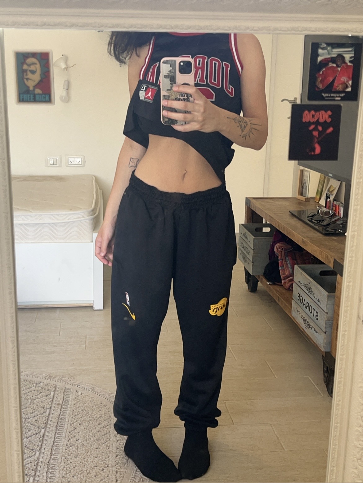 מכנס שחור לייקרס Nike - נייקי יד שנייה בנמיז - Nemyz