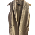 וסט פשתן ארוך Massimo Dutti - מסימו דוטי יד שנייה בנמיז - Nemyz
