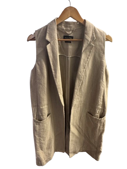 וסט פשתן ארוך Massimo Dutti - מסימו דוטי יד שנייה בנמיז - Nemyz