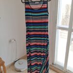 שמלת פסים קיצית Tall Calvin Klein – קלווין קליין יד שנייה בנמיז - Nemyz
