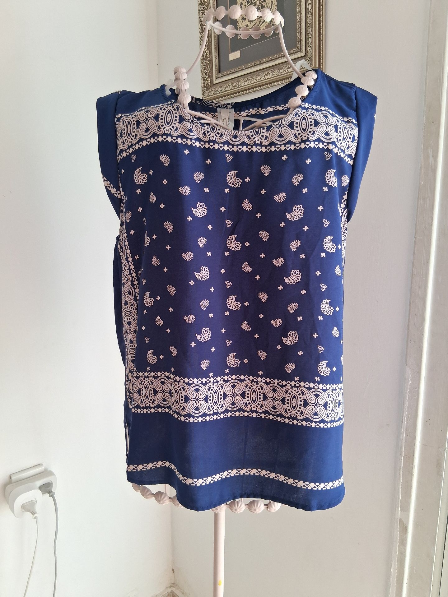 Bandana print top וינטאג' יד שנייה בנמיז - Nemyz