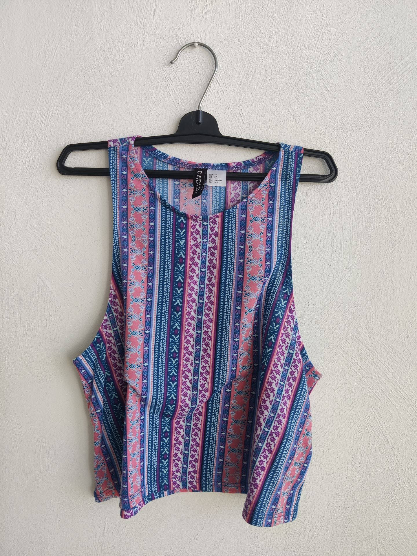 גופיה צבעונית H&M - אייץ' אנד אם יד שנייה בנמיז - Nemyz