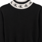 שמלת סריג CK שחור Calvin Klein – קלווין קליין יד שנייה בנמיז - Nemyz