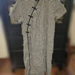 שמלת מקסי עם כפתורים אחר יד שנייה בנמיז - Nemyz