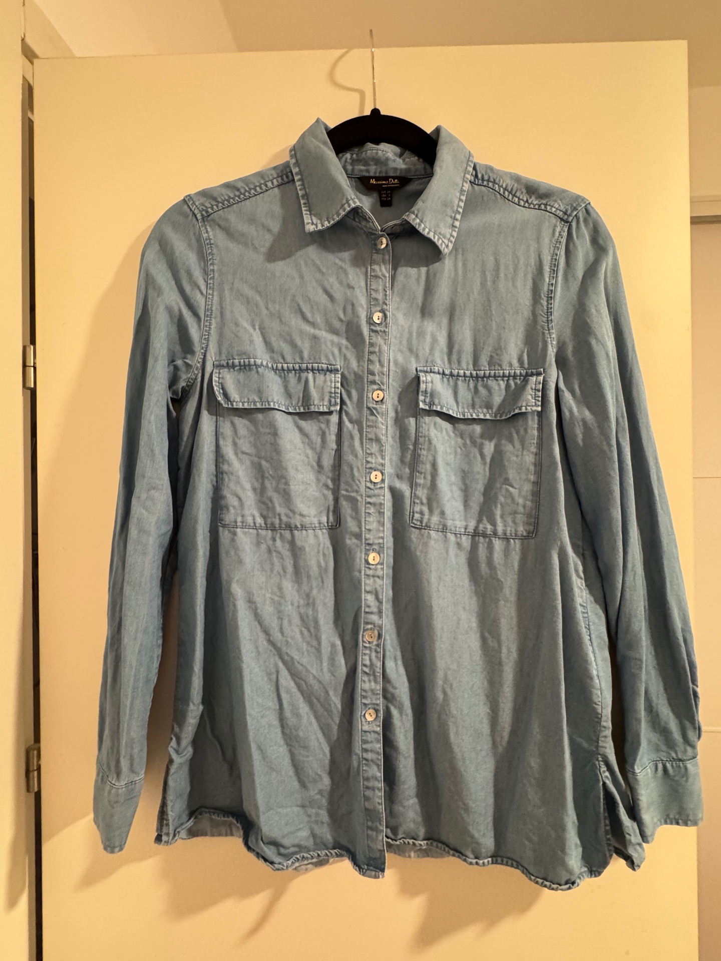 חולצת ג׳ינס מסימו דוטי – Massimo Dutti יד שנייה בנמיז - Nemyz
