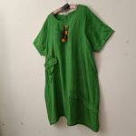 שמלת פשתן איטליה Made in Italy - מיוצר באיטליה יד שנייה בנמיז - Nemyz