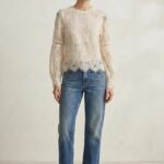 חולצת תחרה חדשה H&M - אייץ' אנד אם יד שנייה בנמיז - Nemyz