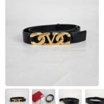 חגורה שחורה ולנטינו Valentino – ולנטינו​ יד שנייה בנמיז - Nemyz