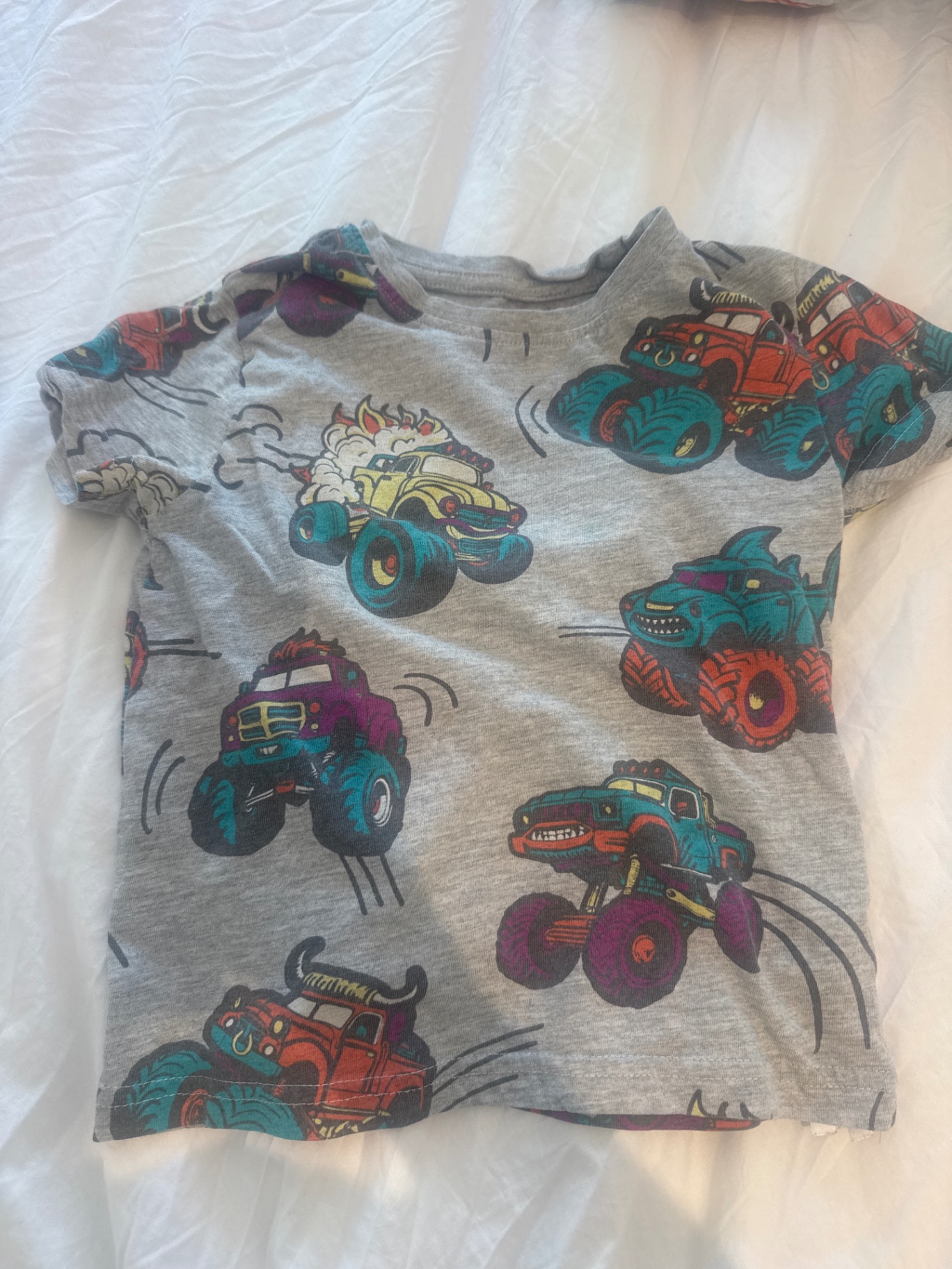 T-shirt monster truc Primark - פריימרק יד שנייה בנמיז - Nemyz