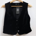 ווסט קטיפה שחור Twenty four seven יד שנייה בנמיז - Nemyz