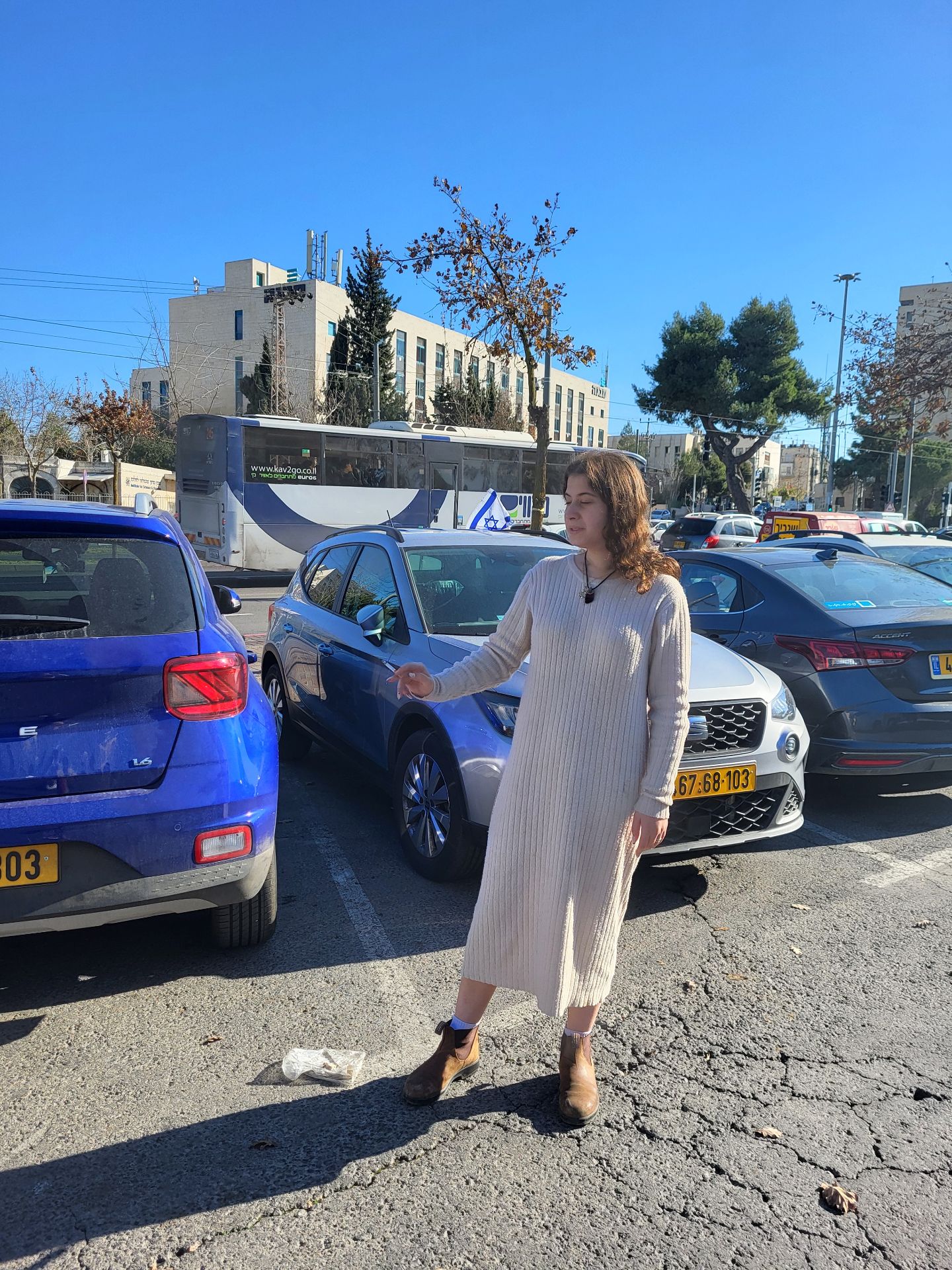 שימלת סריג ארוכה נשי אחר יד שנייה בנמיז - Nemyz