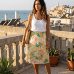 חצאית 70s slip skirt וינטאג' יד שנייה בנמיז - Nemyz