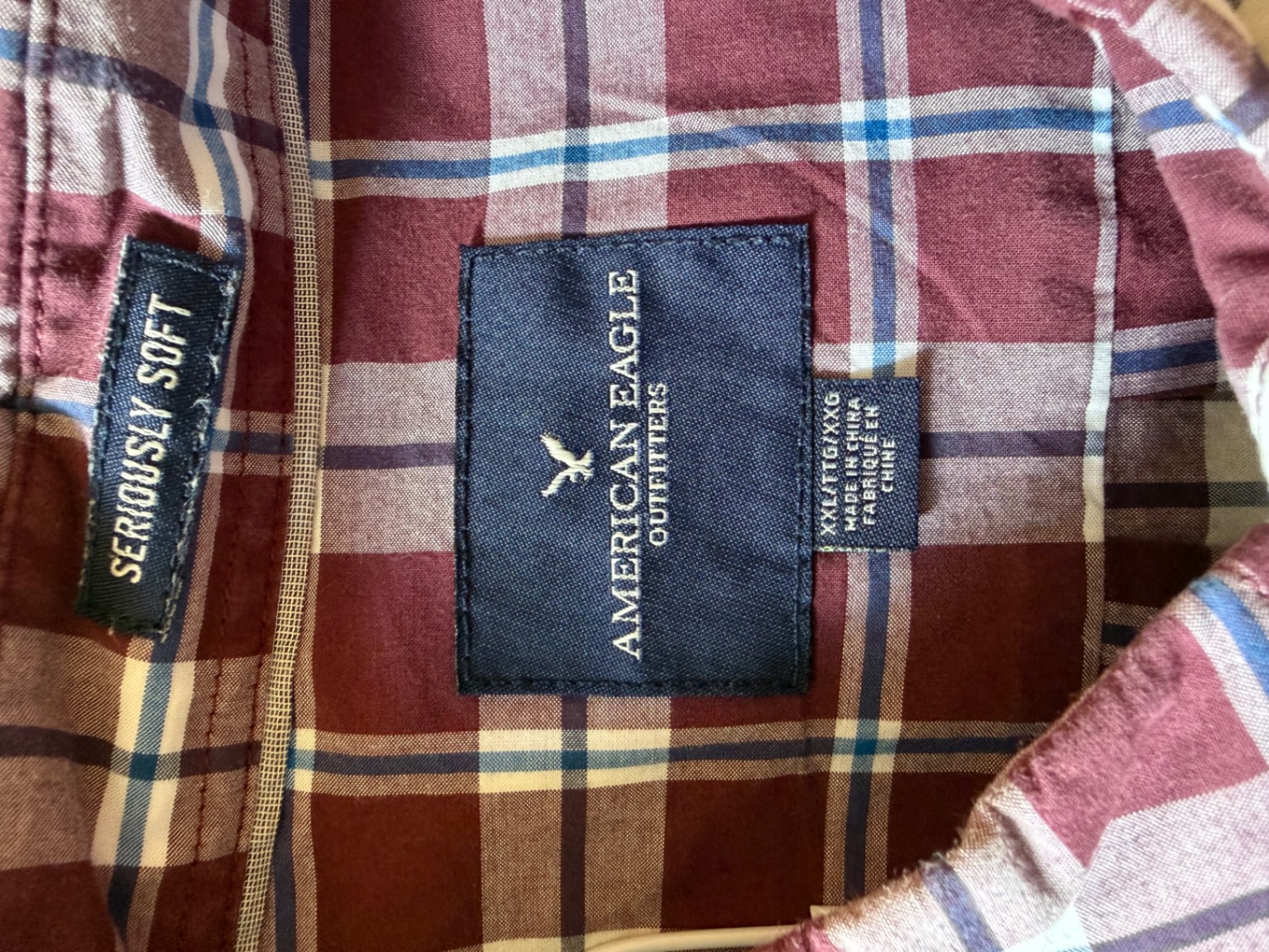 מכופתרת משבצות American Eagle – אמריקן איגל יד שנייה בנמיז - Nemyz