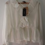 חולצת שיפון אוף וויט Vero Moda – ורו מודה יד שנייה בנמיז - Nemyz