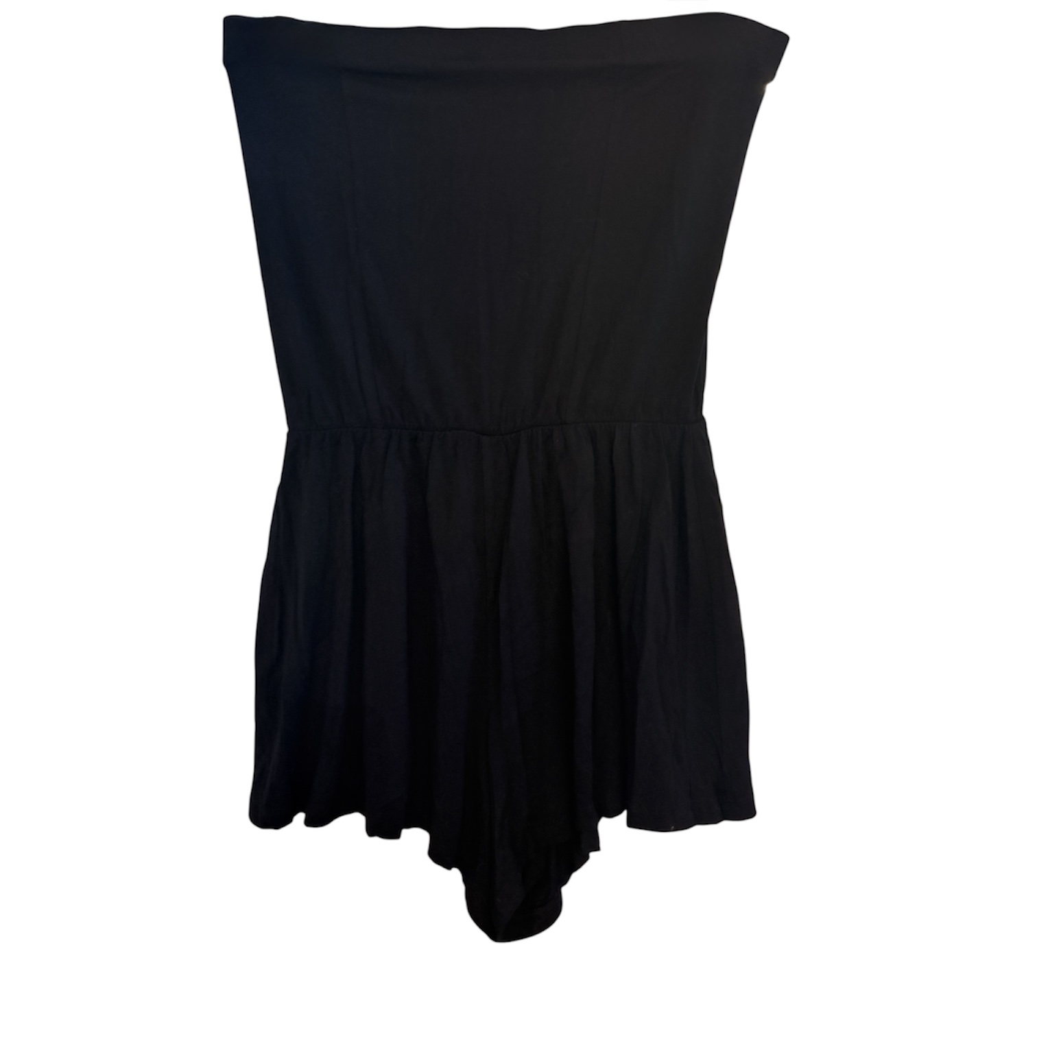 אוברול סטרפלס מחמיא Topshop-טופ שופ יד שנייה בנמיז - Nemyz