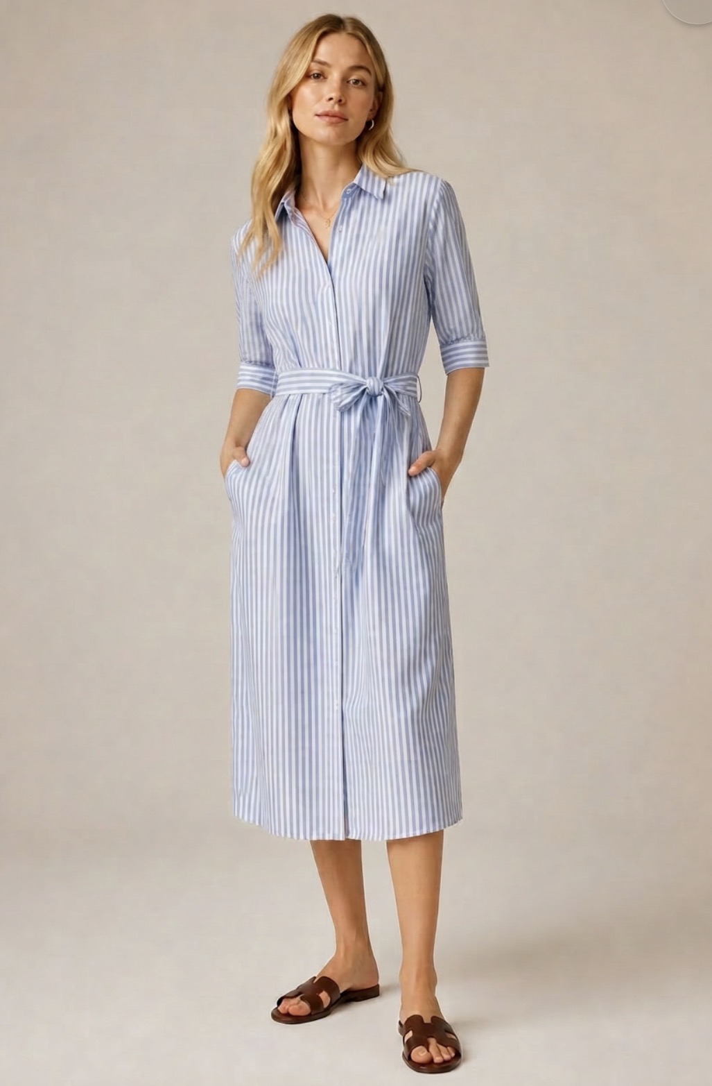 שמלה חדשה פסים Bershka – ברשקה יד שנייה בנמיז - Nemyz