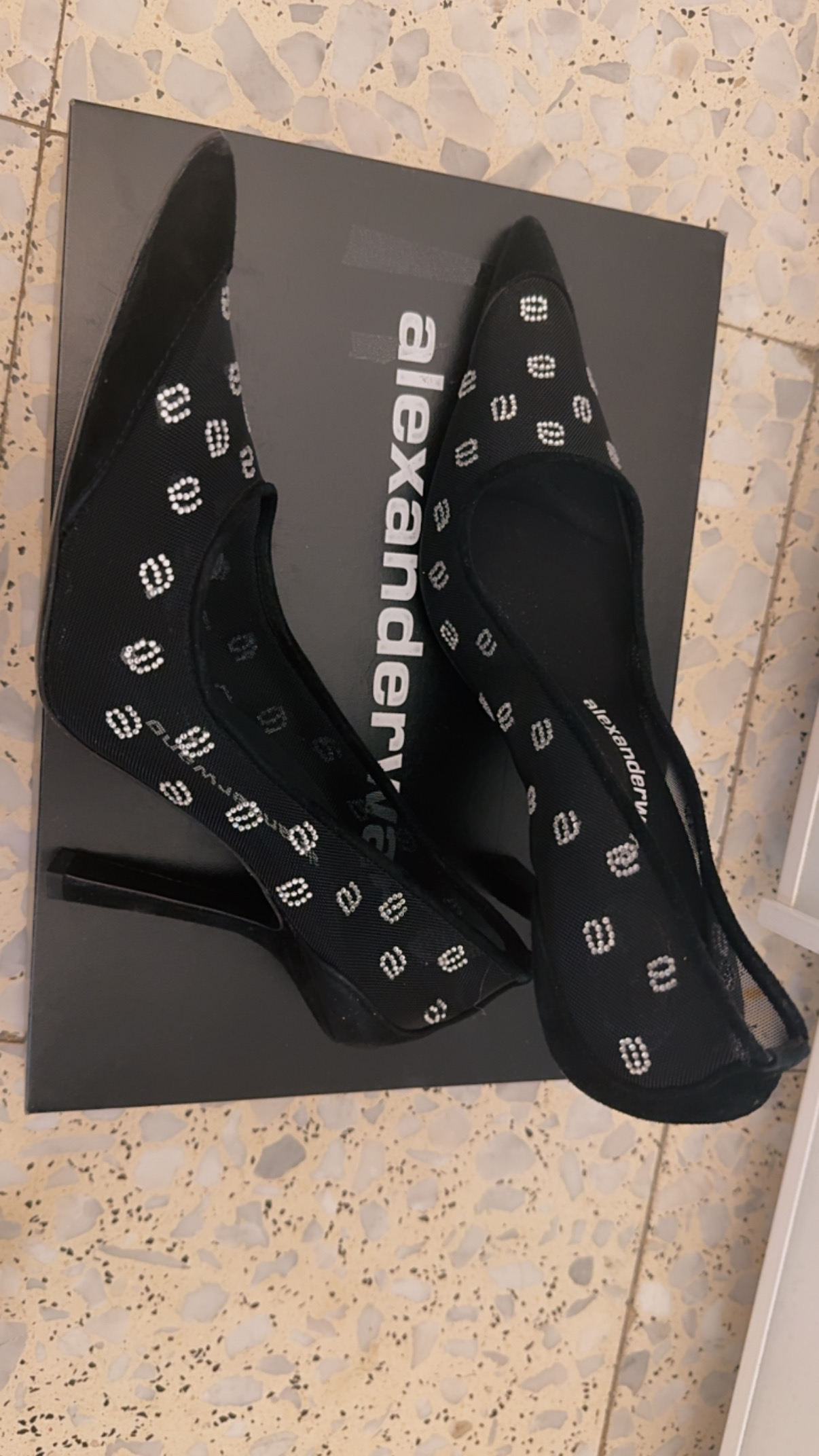 נעלי עקב סירה שחורו Alexander Wang יד שנייה בנמיז - Nemyz