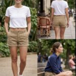 Zara מכנס קצר קאמל Zara - זארה יד שנייה בנמיז - Nemyz