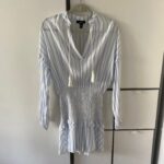 White and blue dress Aqua יד שנייה בנמיז - Nemyz