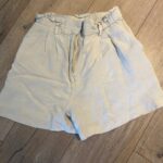 Khaki linen shorts H&M - אייץ' אנד אם יד שנייה בנמיז - Nemyz