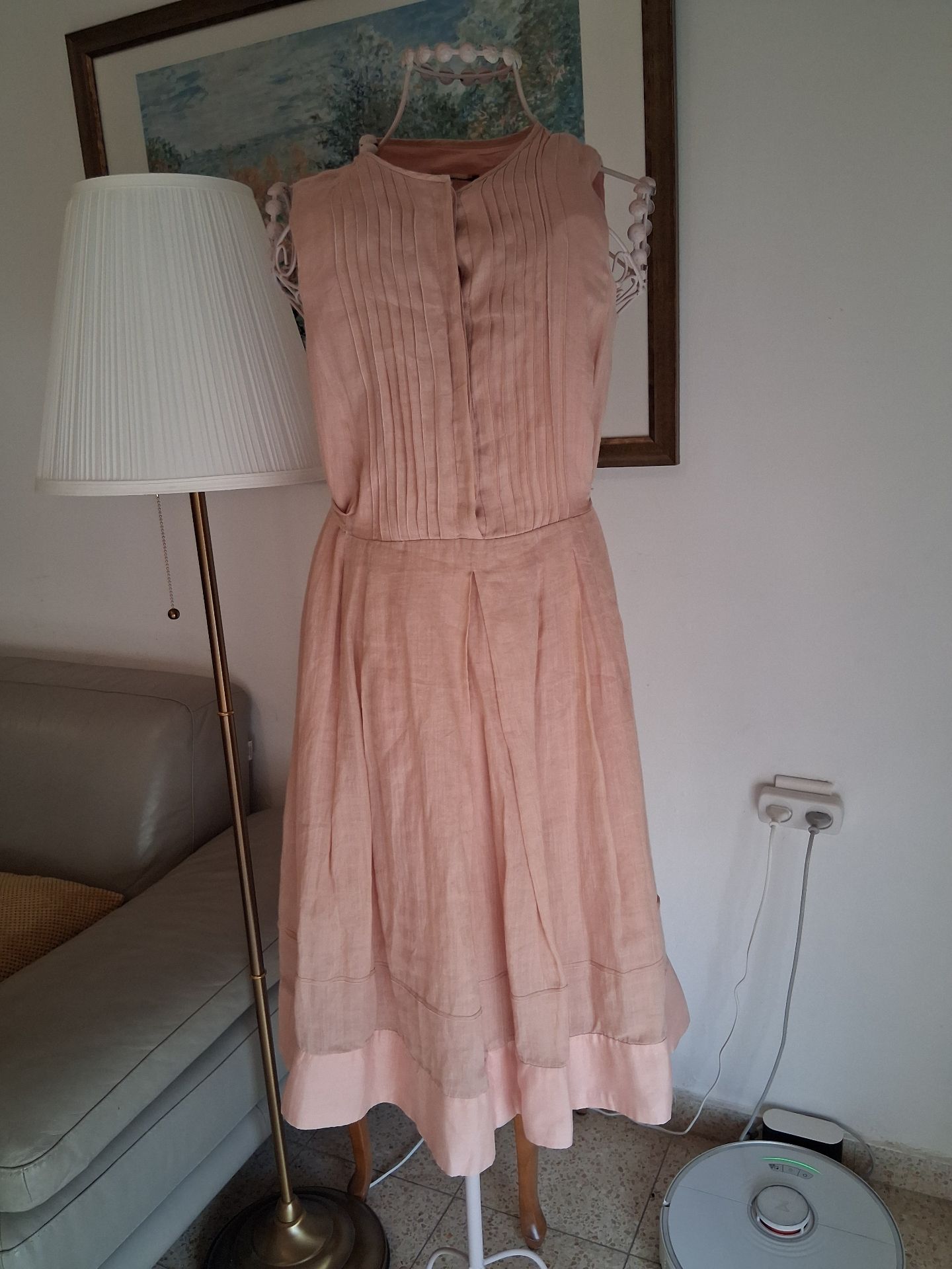 שמלת כותנה מקס מארה Max Mara – מקס מארה יד שנייה בנמיז - Nemyz