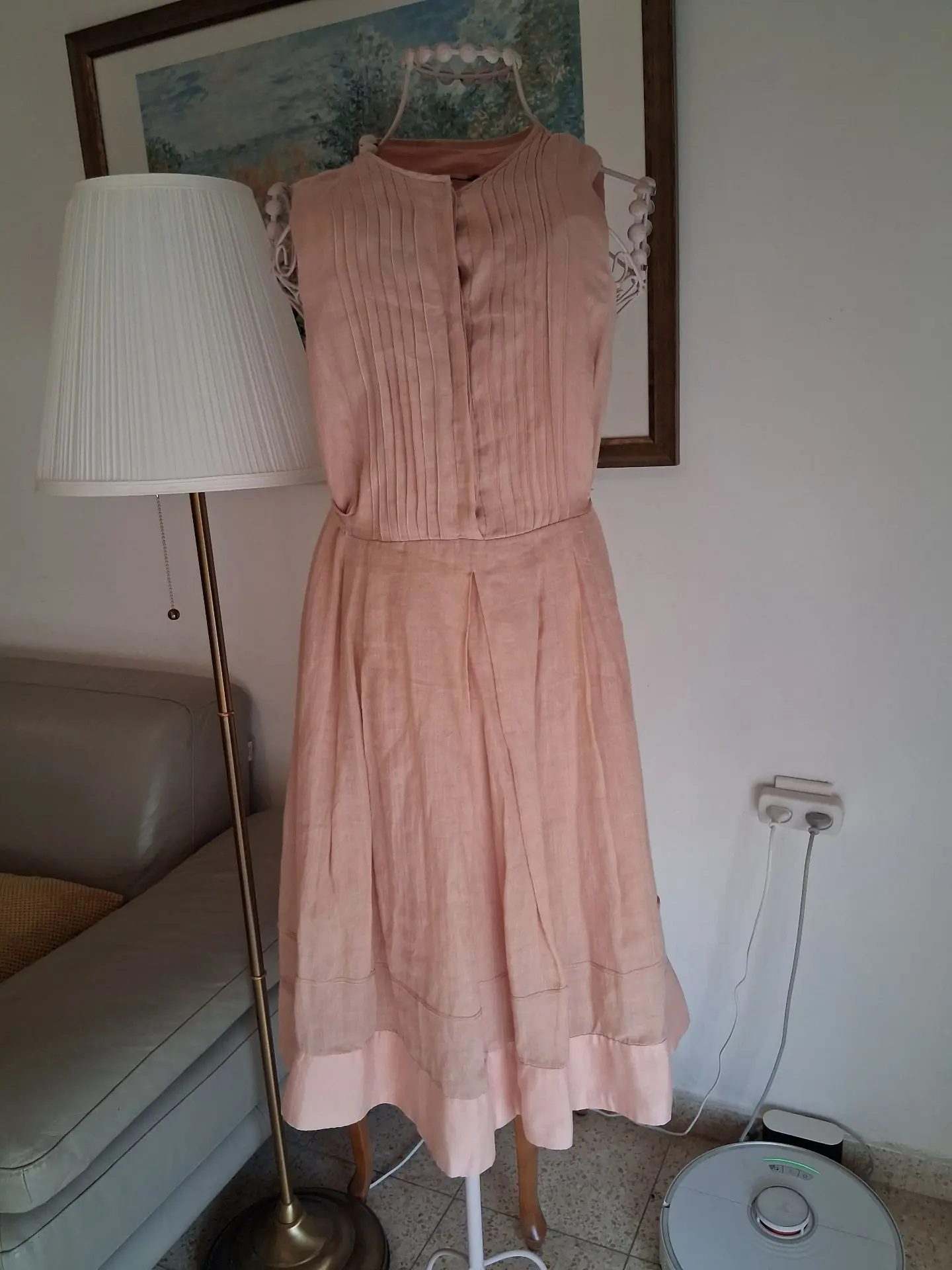 שמלת כותנה מקס מארה Max Mara – מקס מארה יד שנייה בנמיז - Nemyz