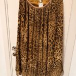 חצאית מנומרת פליסה H&M - אייץ' אנד אם יד שנייה בנמיז - Nemyz