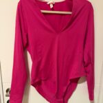 בגד גוף פוקסיה H&M H&M - אייץ' אנד אם יד שנייה בנמיז - Nemyz