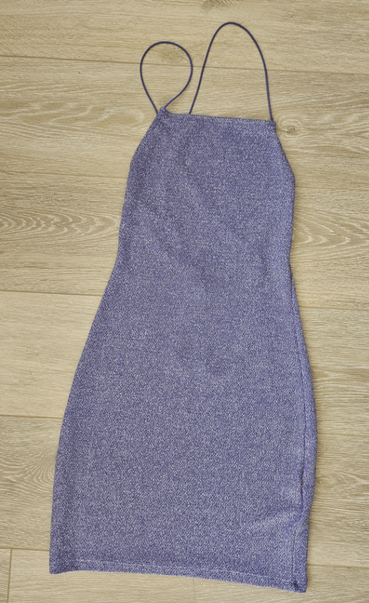 שמלת מיני מנצנצת H&M - אייץ' אנד אם יד שנייה בנמיז - Nemyz