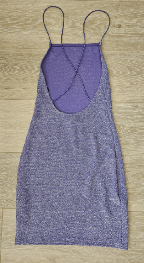 שמלת מיני מנצנצת H&M - אייץ' אנד אם יד שנייה בנמיז - Nemyz