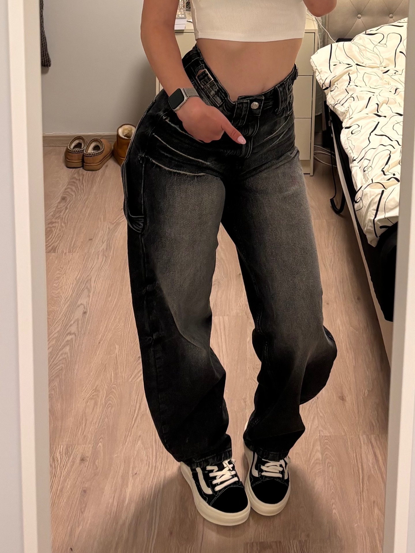 ג׳ינס קרפנטר ברשקה Bershka – ברשקה יד שנייה בנמיז - Nemyz