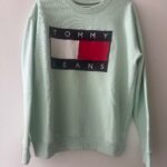 סוויטשירט מנטה Tommy Hilfiger - טומי הילפיגר יד שנייה בנמיז - Nemyz