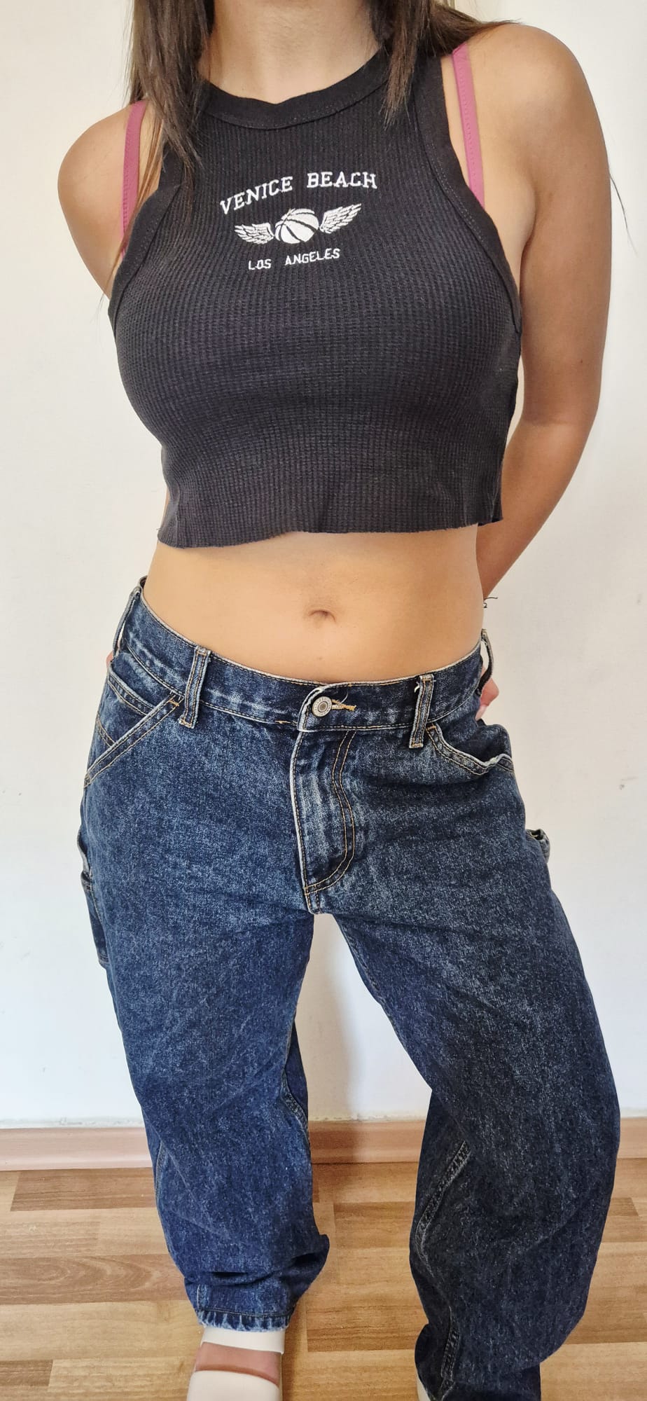 טופ אפור מושלם Bershka – ברשקה יד שנייה בנמיז - Nemyz