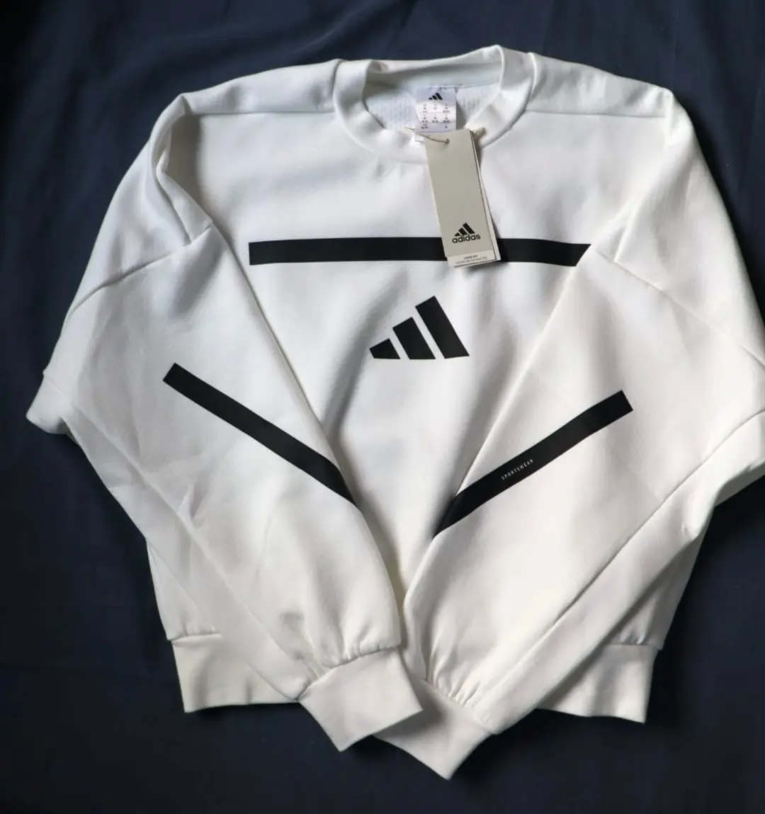 סווטשירט Adidas לבן Adidas – אדידס יד שנייה בנמיז - Nemyz
