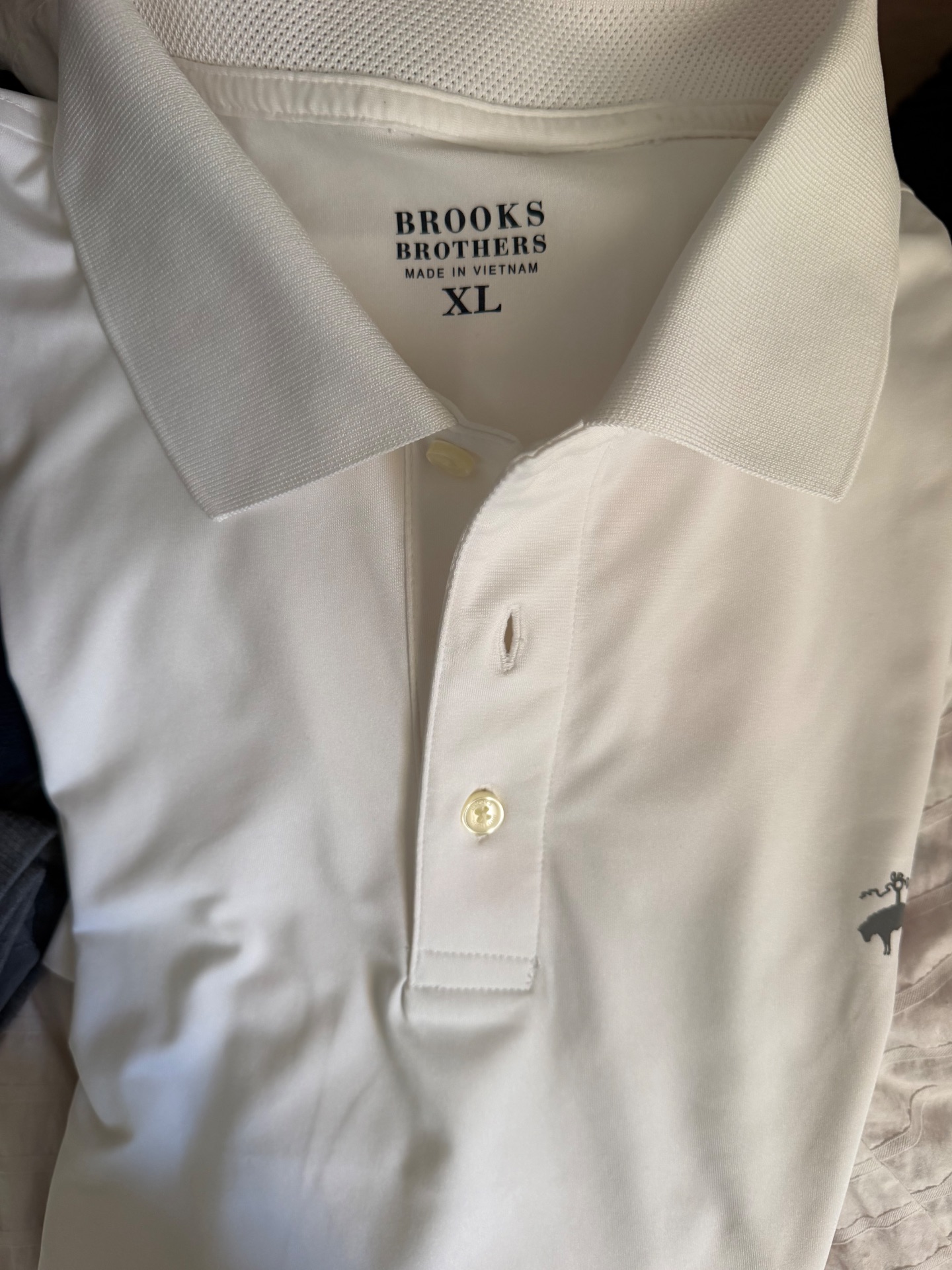 חולצת פולו בד ספורטי brooks brothers 346 יד שנייה בנמיז - Nemyz