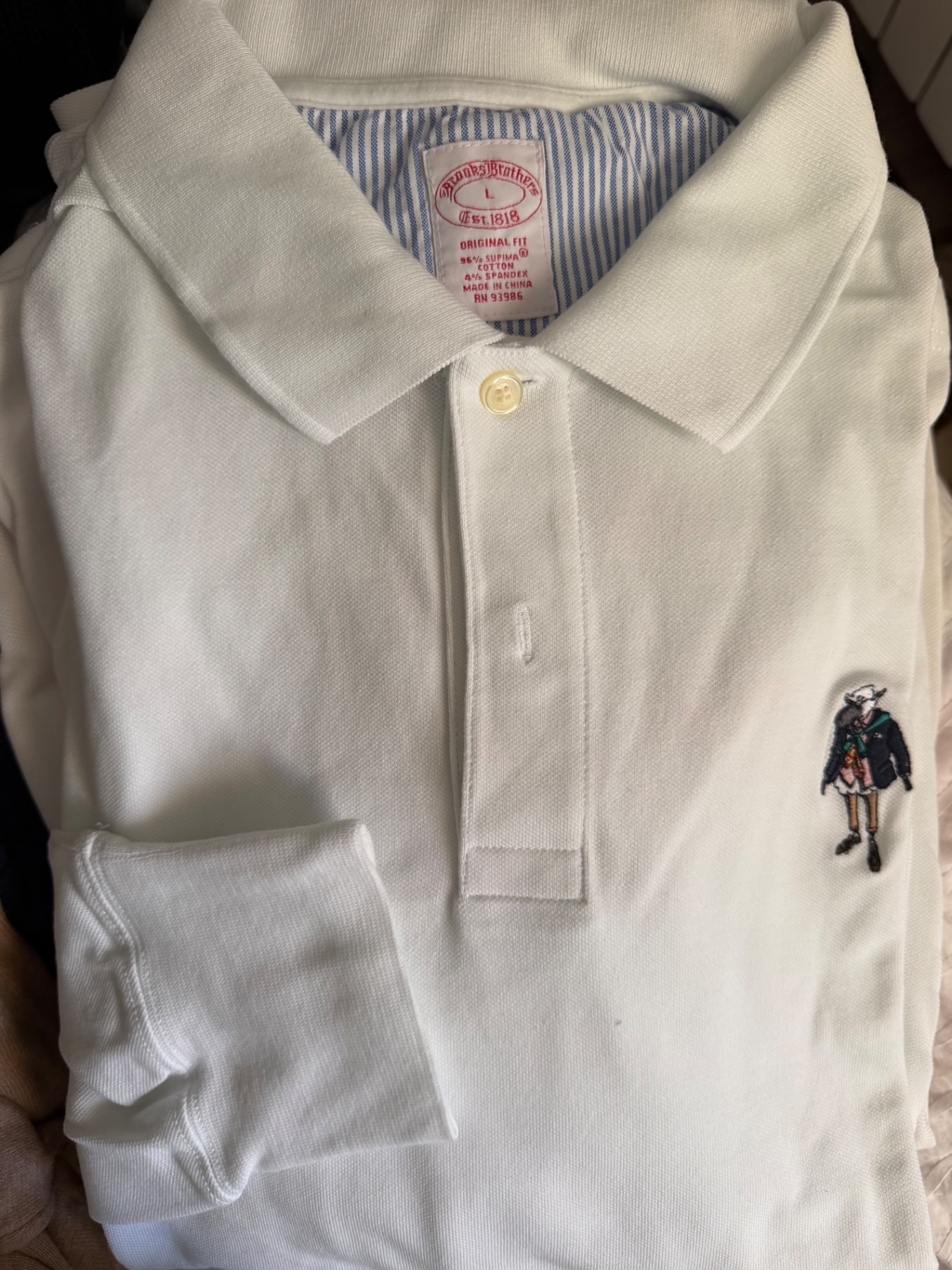 חולצת פולו brooks brothers 346 יד שנייה בנמיז - Nemyz