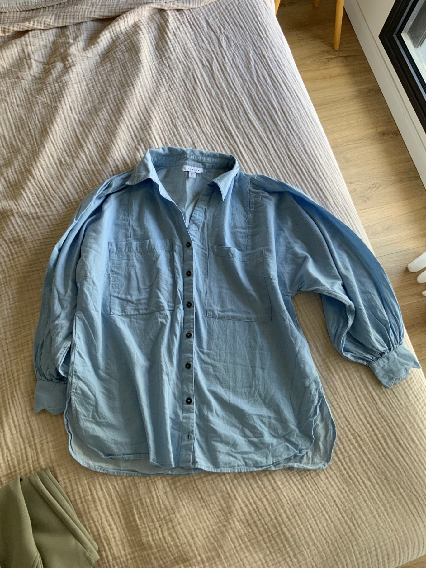 חולצה מכופתרת טופשופ Topshop-טופ שופ יד שנייה בנמיז - Nemyz