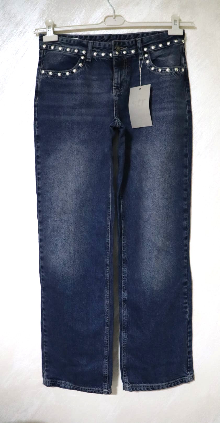 ג׳ינס ניטים Str Teen Stradivarius – סטרדיווריוס יד שנייה בנמיז - Nemyz