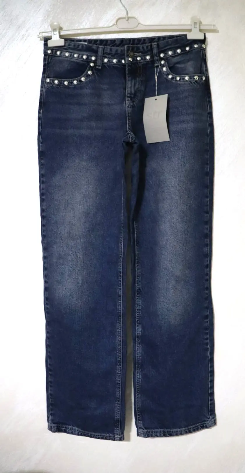 ג׳ינס ניטים Str Teen Stradivarius – סטרדיווריוס יד שנייה בנמיז - Nemyz