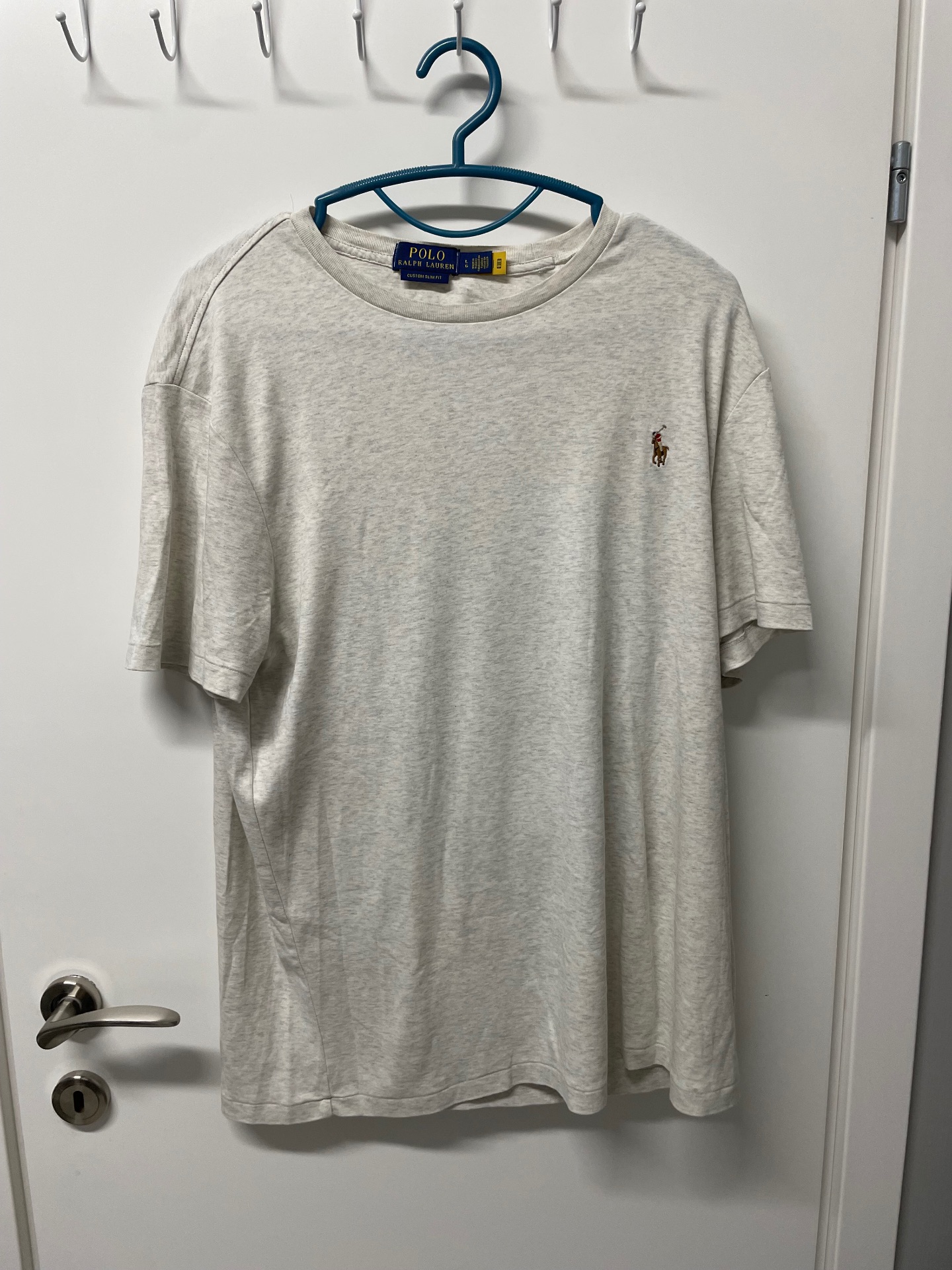 חולצת פולו אפורה פולו ראלף לורן – Polo Ralph Lauren יד שנייה בנמיז - Nemyz