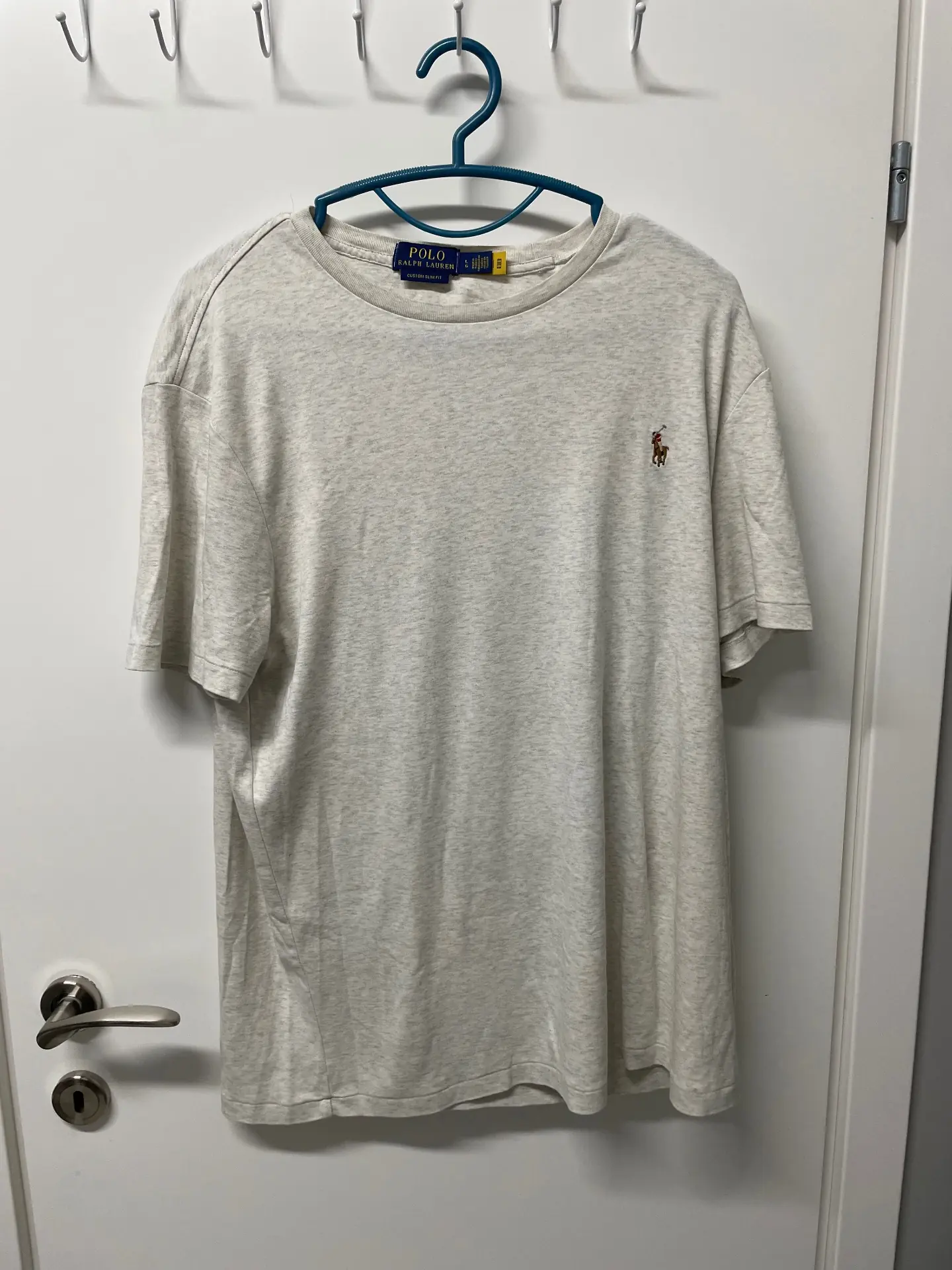 חולצת פולו אפורה פולו ראלף לורן – Polo Ralph Lauren יד שנייה בנמיז - Nemyz