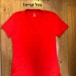 טישרט אדומה חדשה S.wear יד שנייה בנמיז - Nemyz