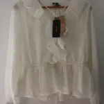 חולצת שיפון אוף וויט Vero Moda – ורו מודה יד שנייה בנמיז - Nemyz