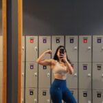 טייץ כחול גים שארק Gymshark - ג'ים שארק יד שנייה בנמיז - Nemyz