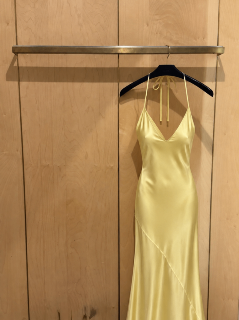Maxi satin dress Studio Pasha-סטודיו פשה יד שנייה בנמיז - Nemyz