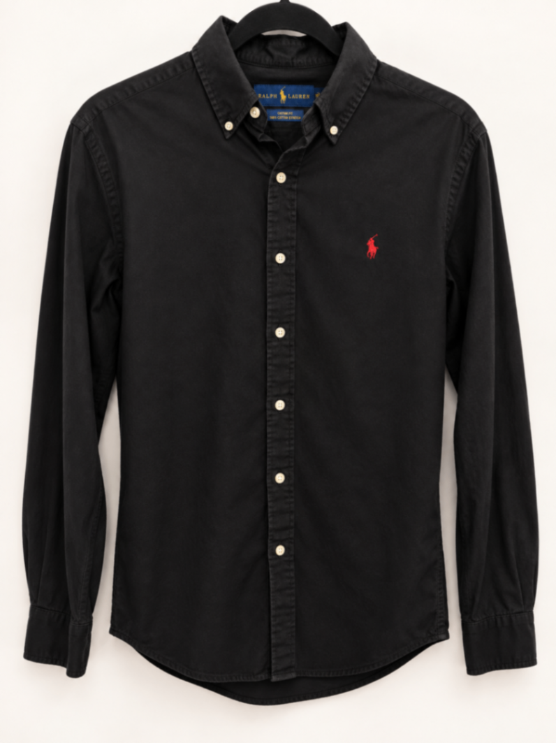 חולצת Ralph Lauren שחורה פולו ראלף לורן – Polo Ralph Lauren יד שנייה בנמיז - Nemyz