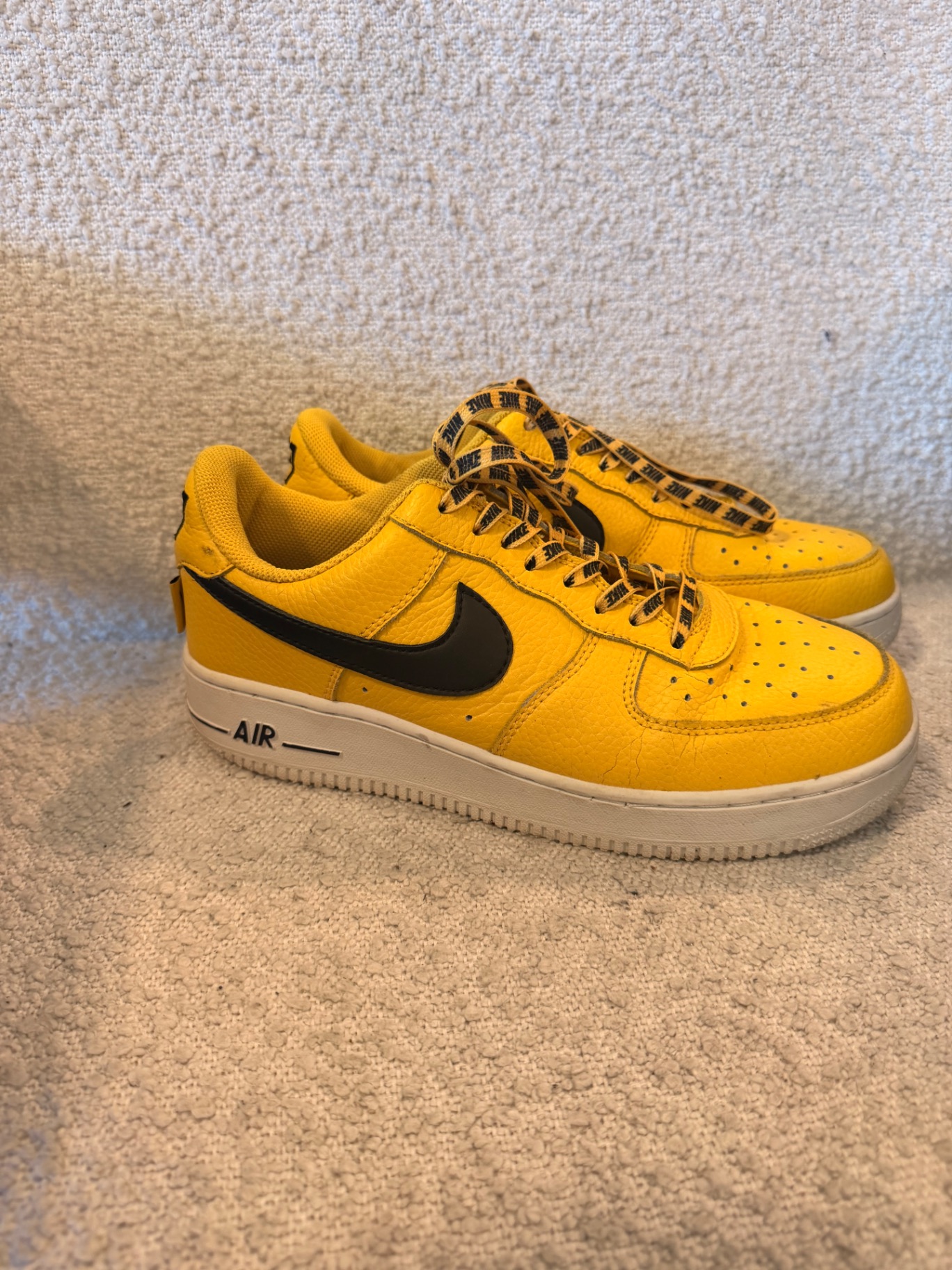 Nike AF1 NBA צהובות Nike - נייקי יד שנייה בנמיז - Nemyz