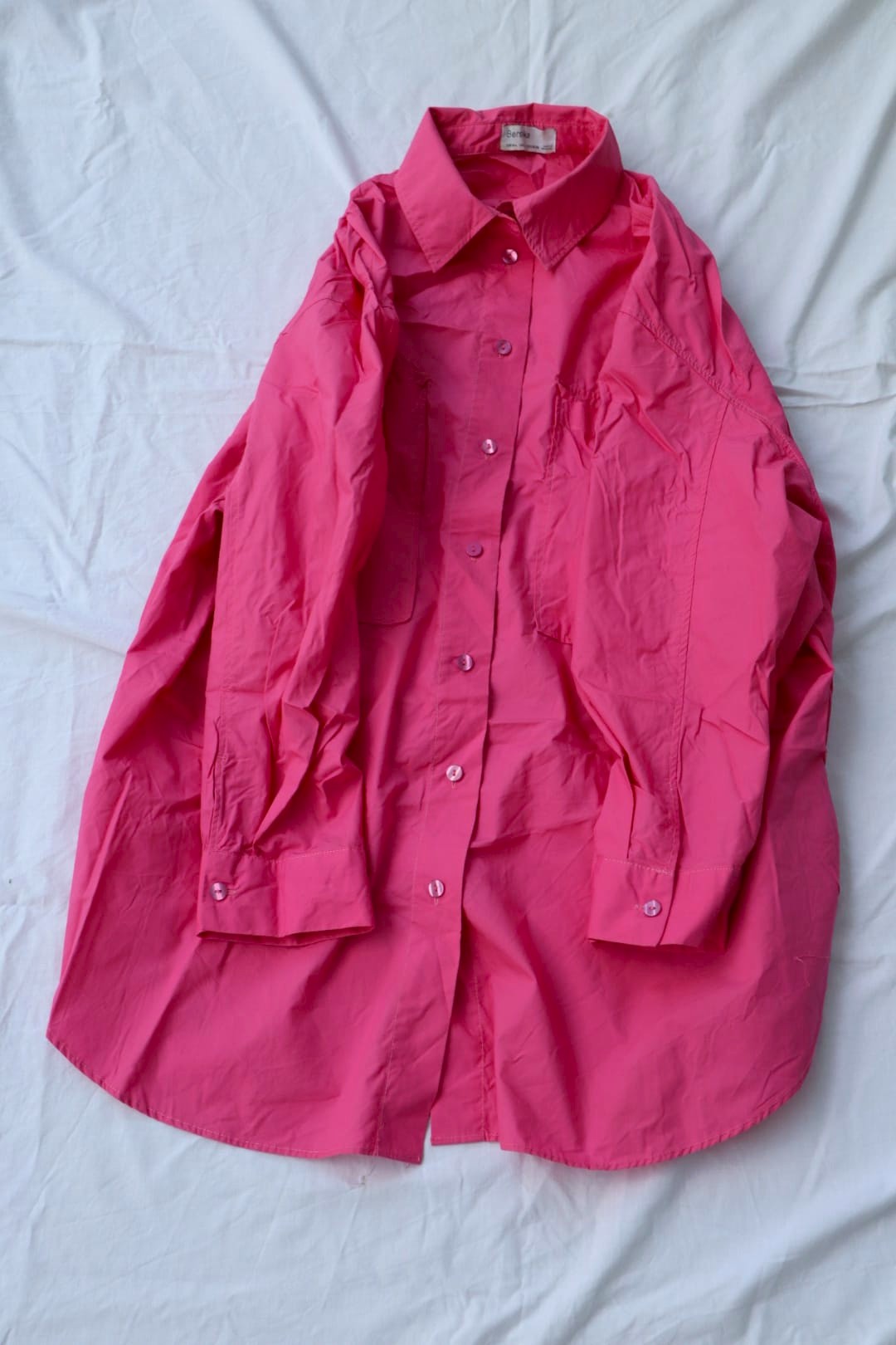 חולצת Bershka ורודה Bershka – ברשקה יד שנייה בנמיז - Nemyz